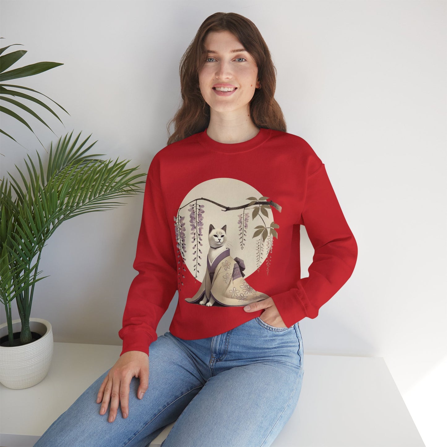 Geisha Cat Sweatshirt