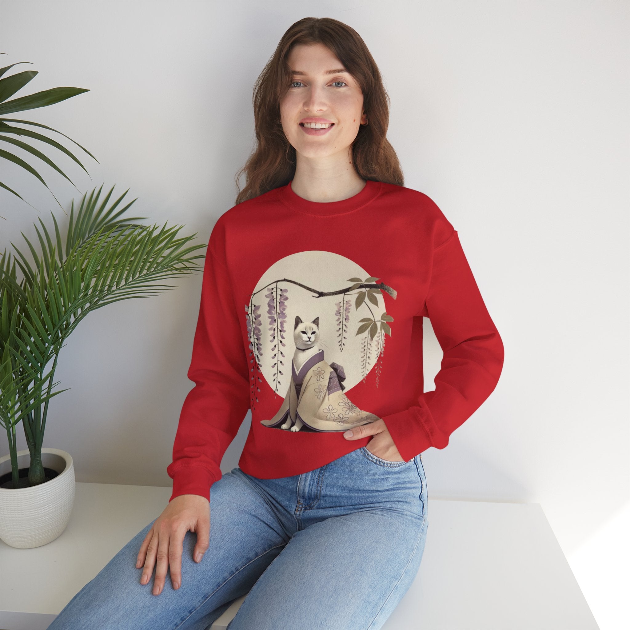 Geisha Cat Sweatshirt