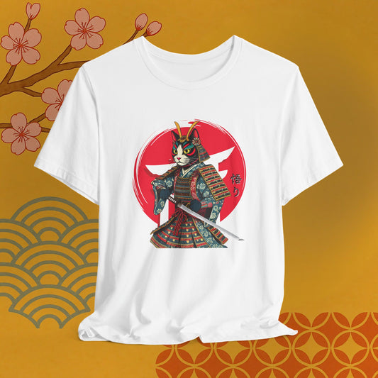 Samurai Cat Warrior Tee, Unisex