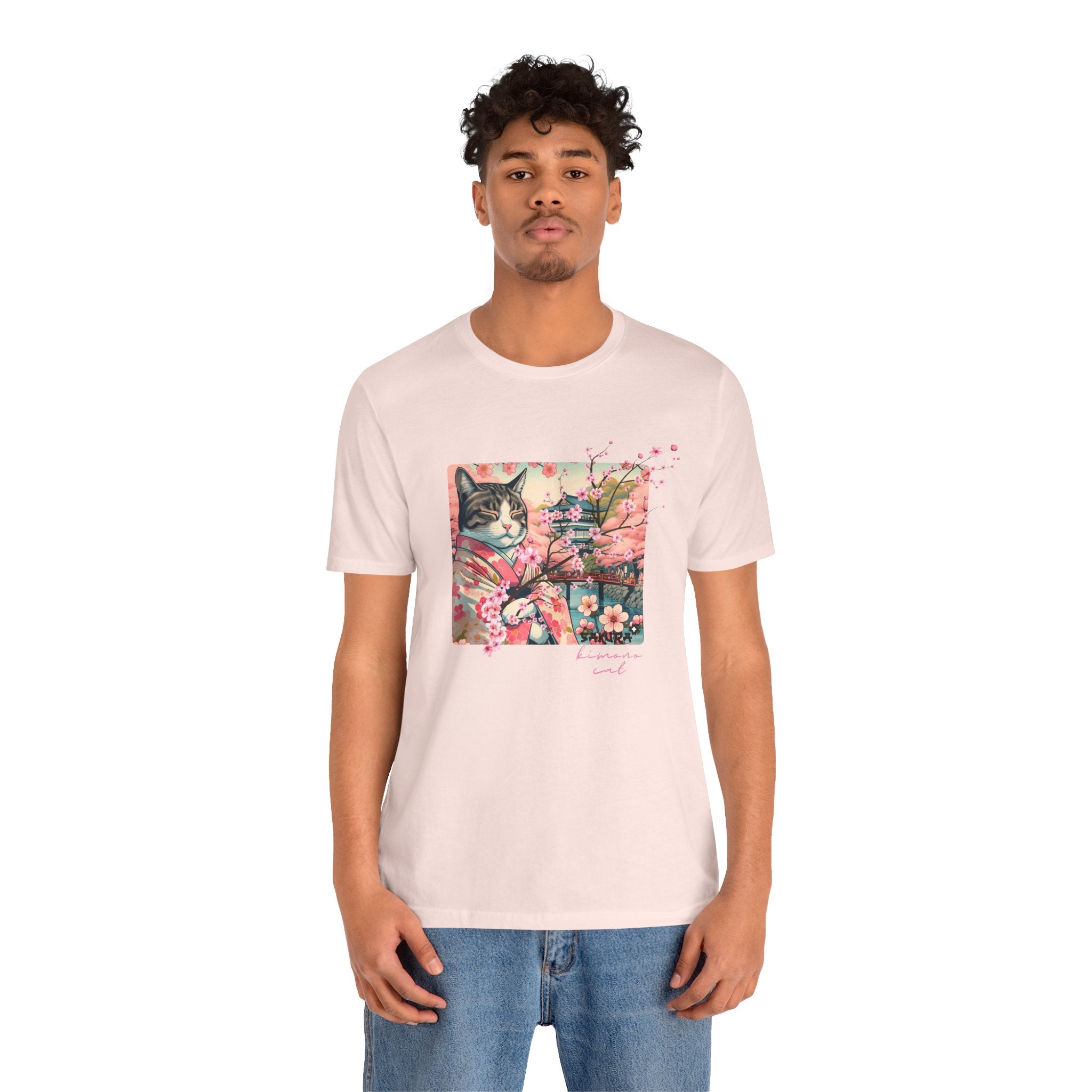 Sakura Kimono Cat Tee - Unisex