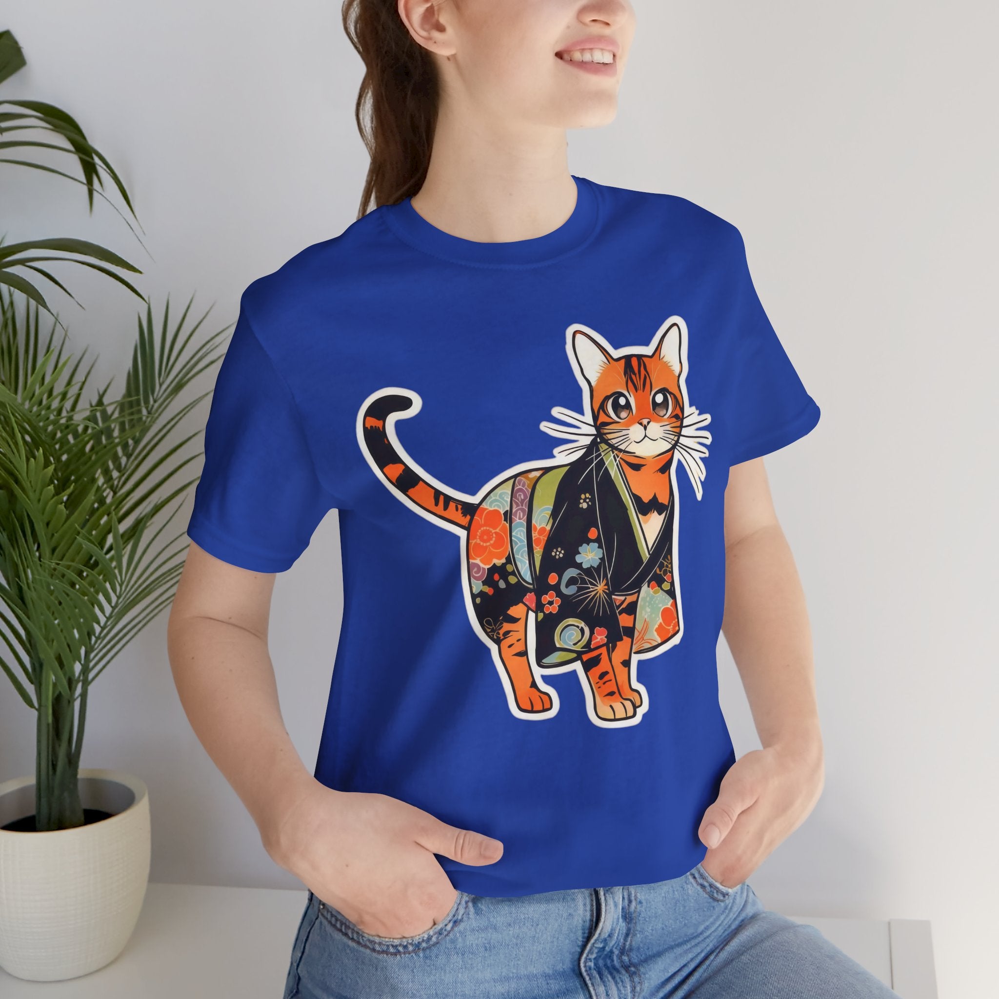 Kawaii Kimono Cat Shirt Japan Gift Tee