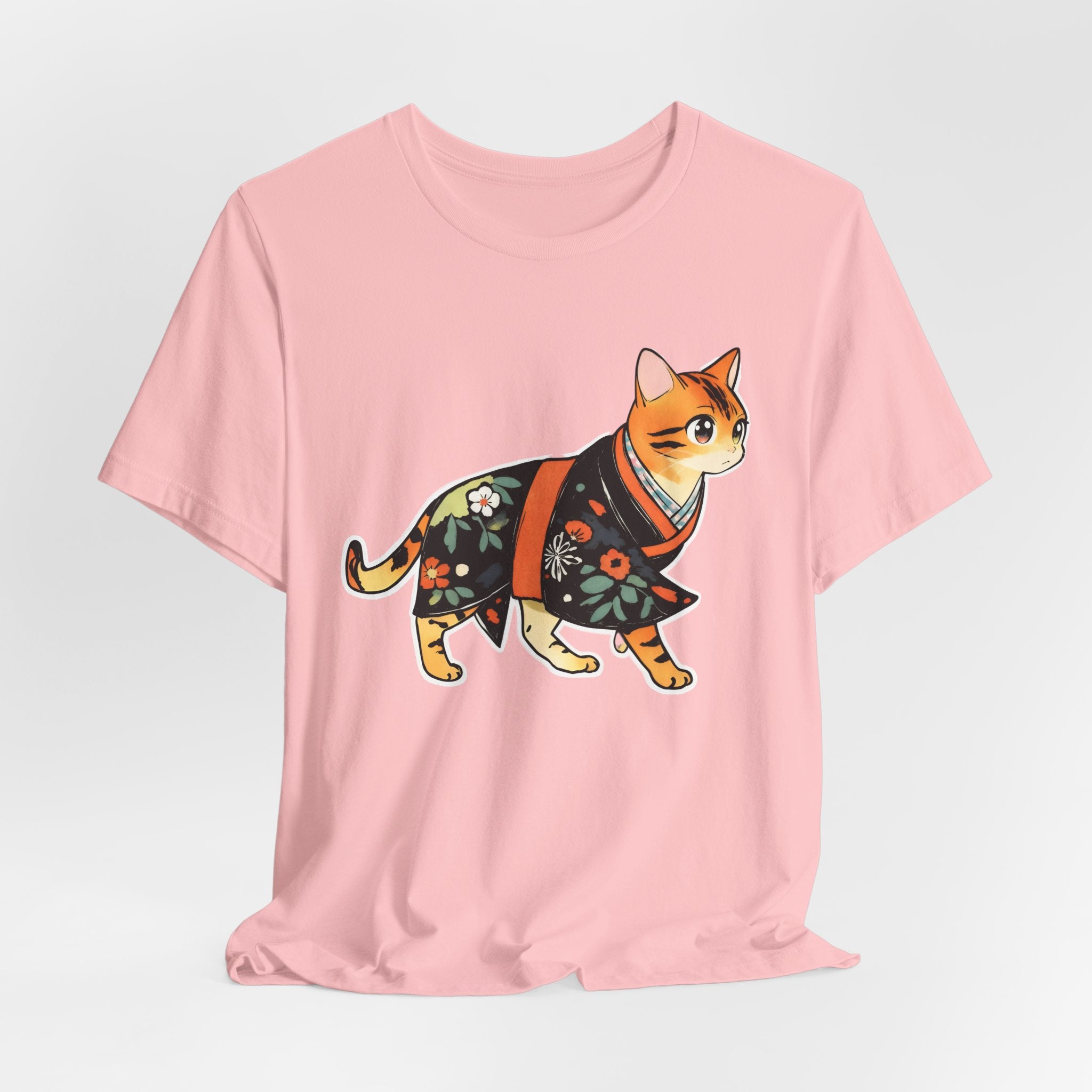 Peaceful Kimono Cat Shirt Zen Japan Tee