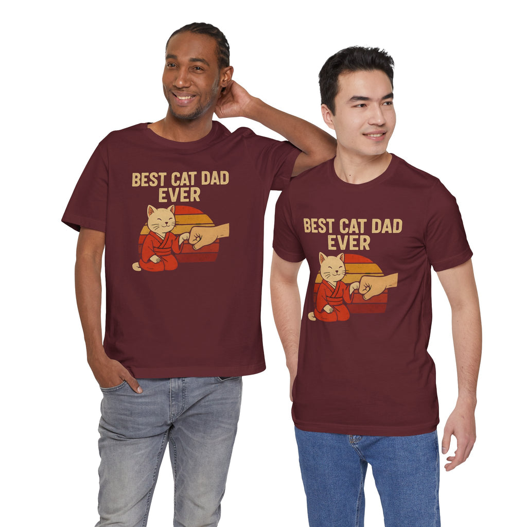 Best Cat Dad Ever Tee – Unisex