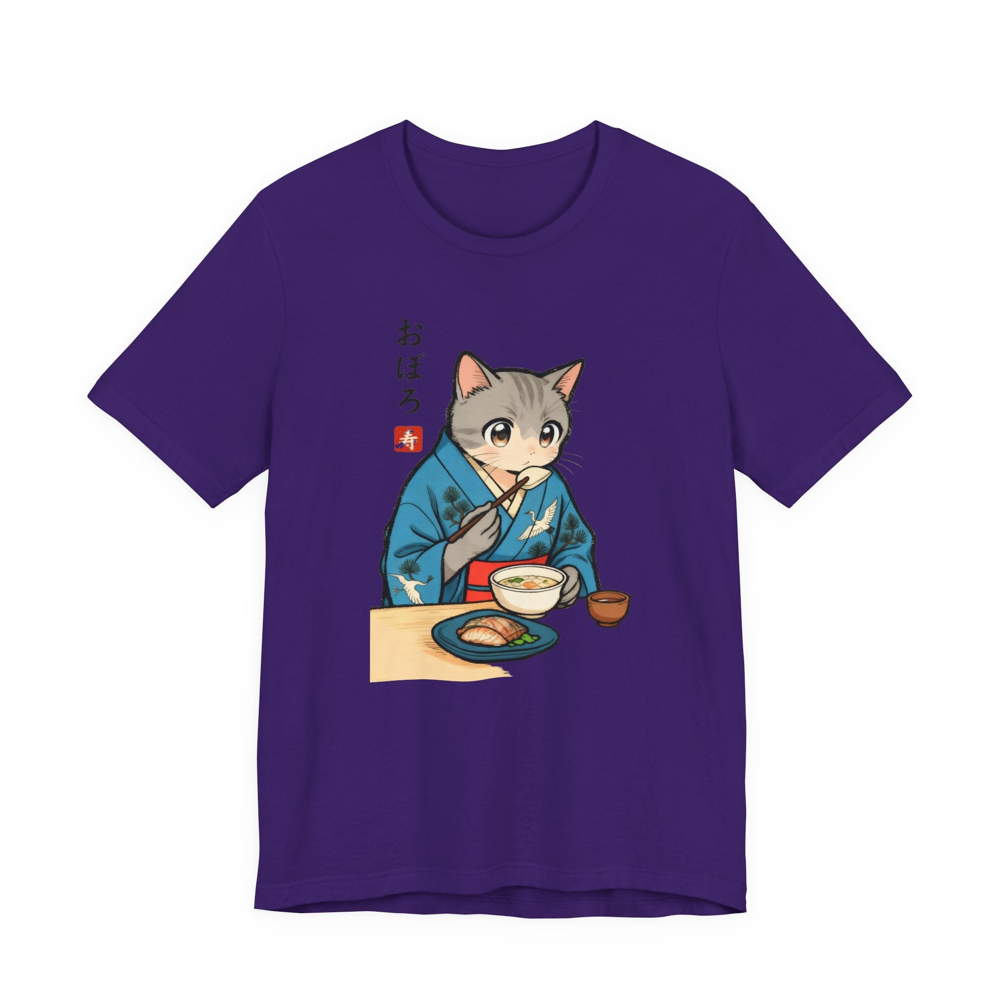Noodle Kimono Cat Shirt - Japanese Comfort Meal Cat Tee
