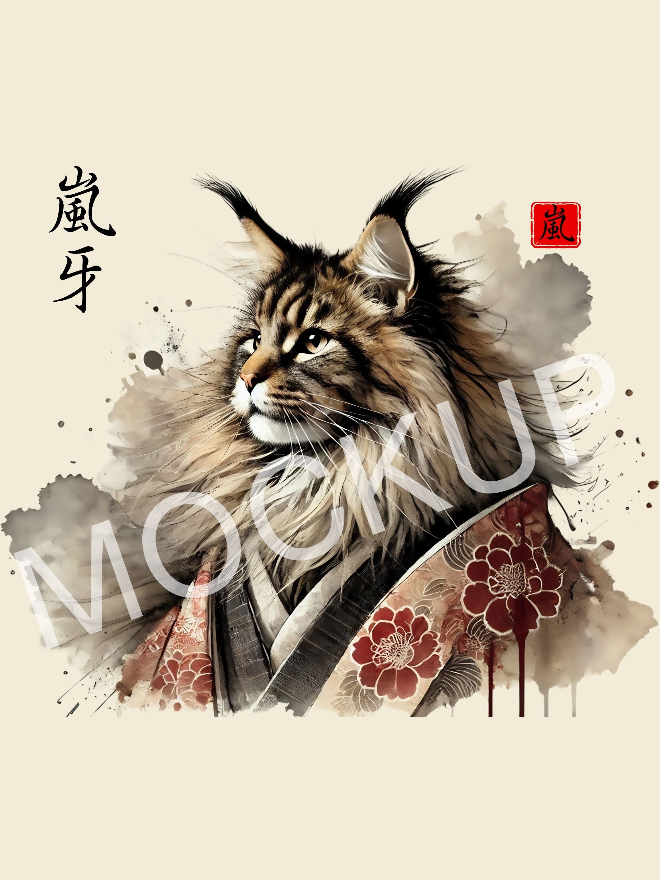 Ranga - Storm Fang Cat Wall Art