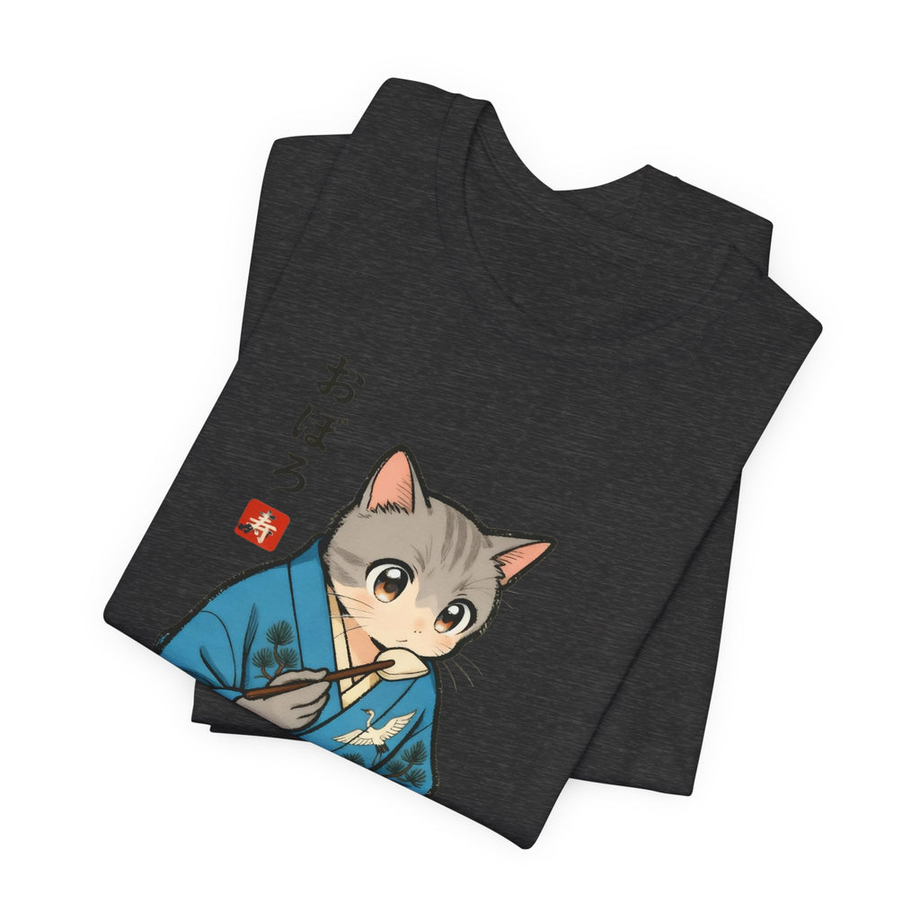 Noodle Kimono Cat Shirt - Japanese Comfort Meal Cat Tee