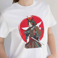 Samurai Cat Warrior Tee for Cat Lovers and Anime Fans