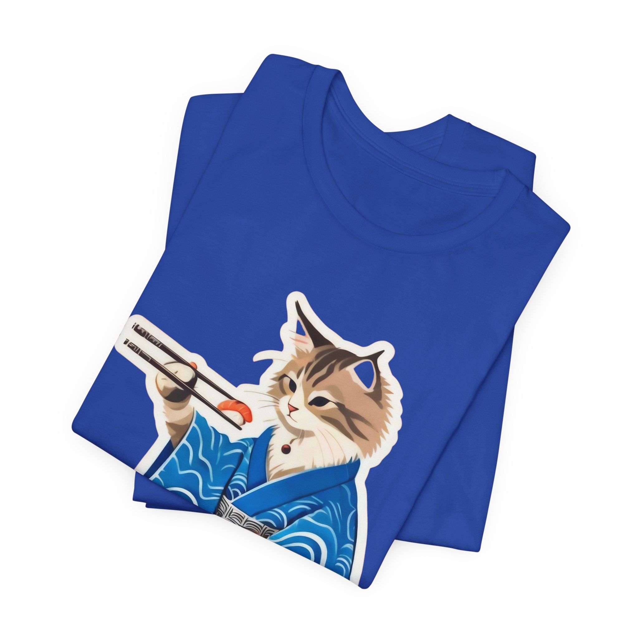 Cute Sushi Cat Shirt - Japanese Kimono Cat Tee
