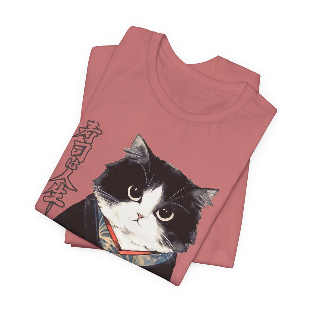 Japanese Neko Cat Tee | Cat in Kimono Shirt