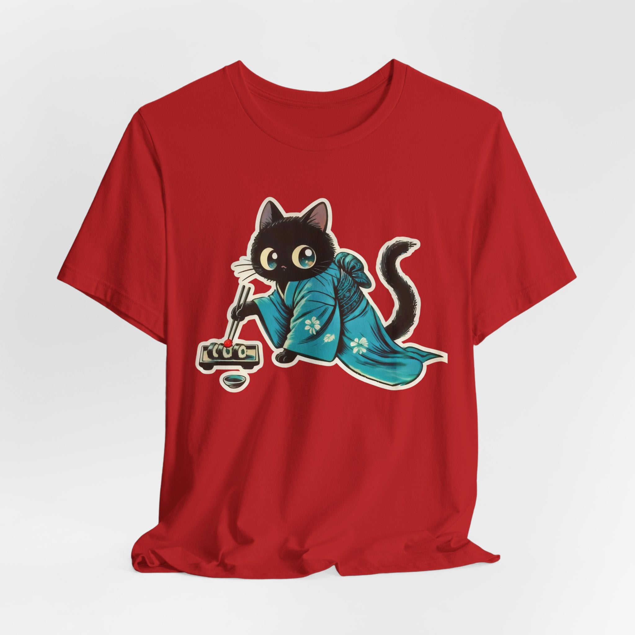 Sushi Cat Shirt - Japanese Kawaii Cat Tee