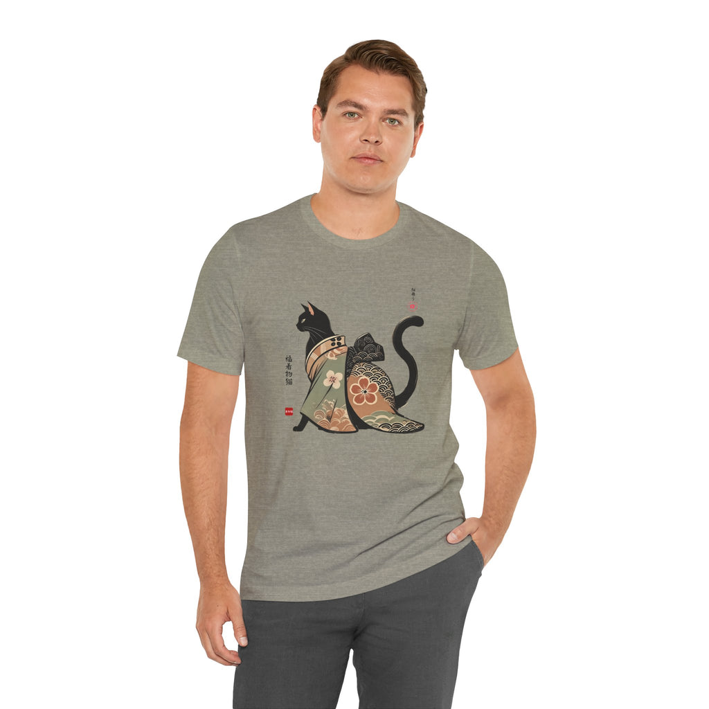 Lucky Kimono Cat Tee – Unisex