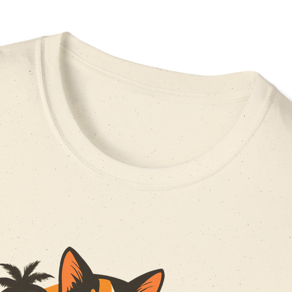 Sushi Cat Just Roll With It Tee - Cat-Themed Graphic Shirt
