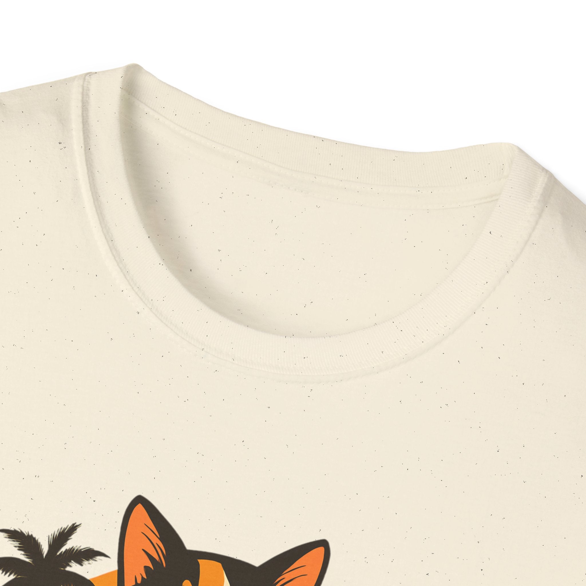 Sushi Cat Just Roll With It Tee - Cat-Themed Graphic Shirt