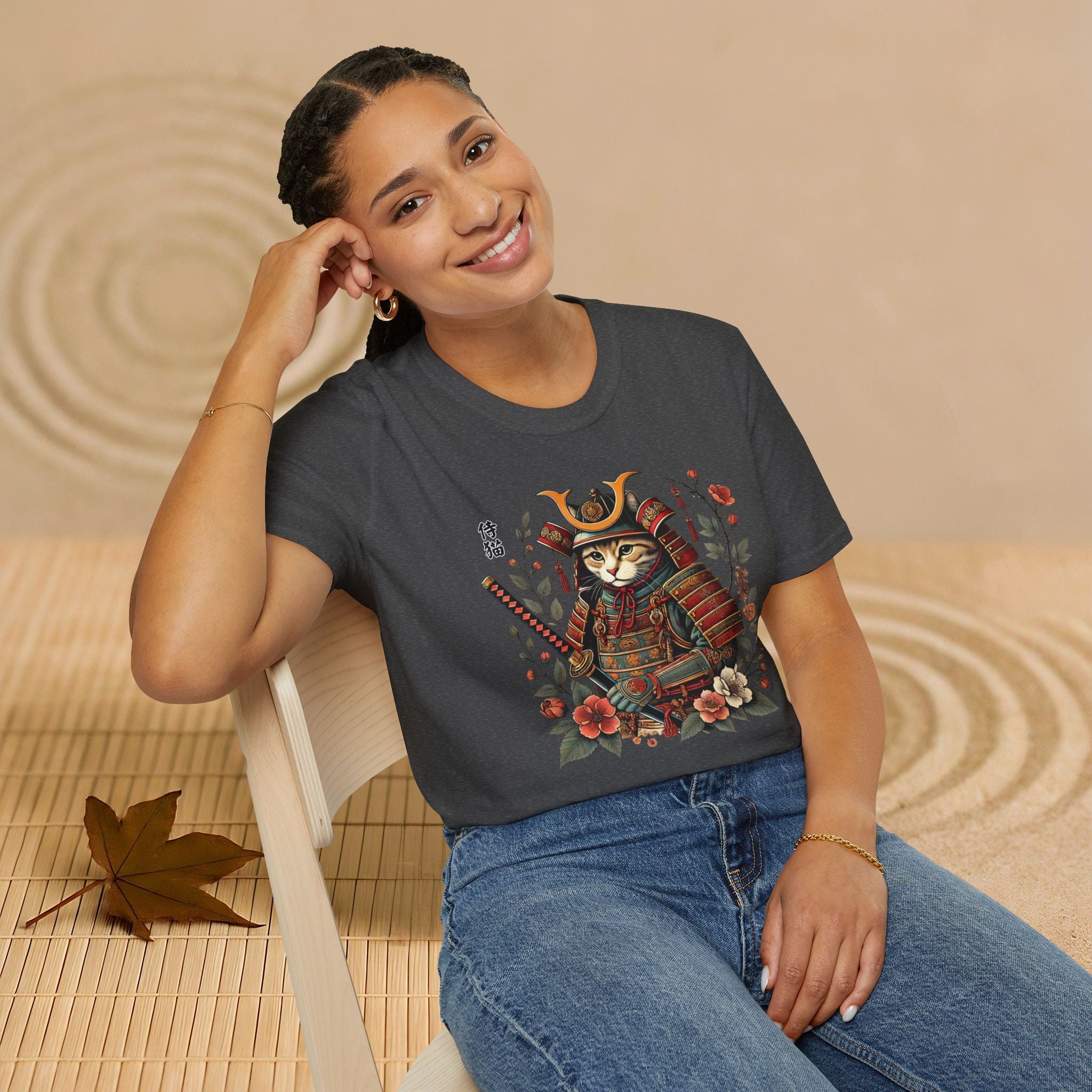 Samurai Cat T-Shirt, Unisex