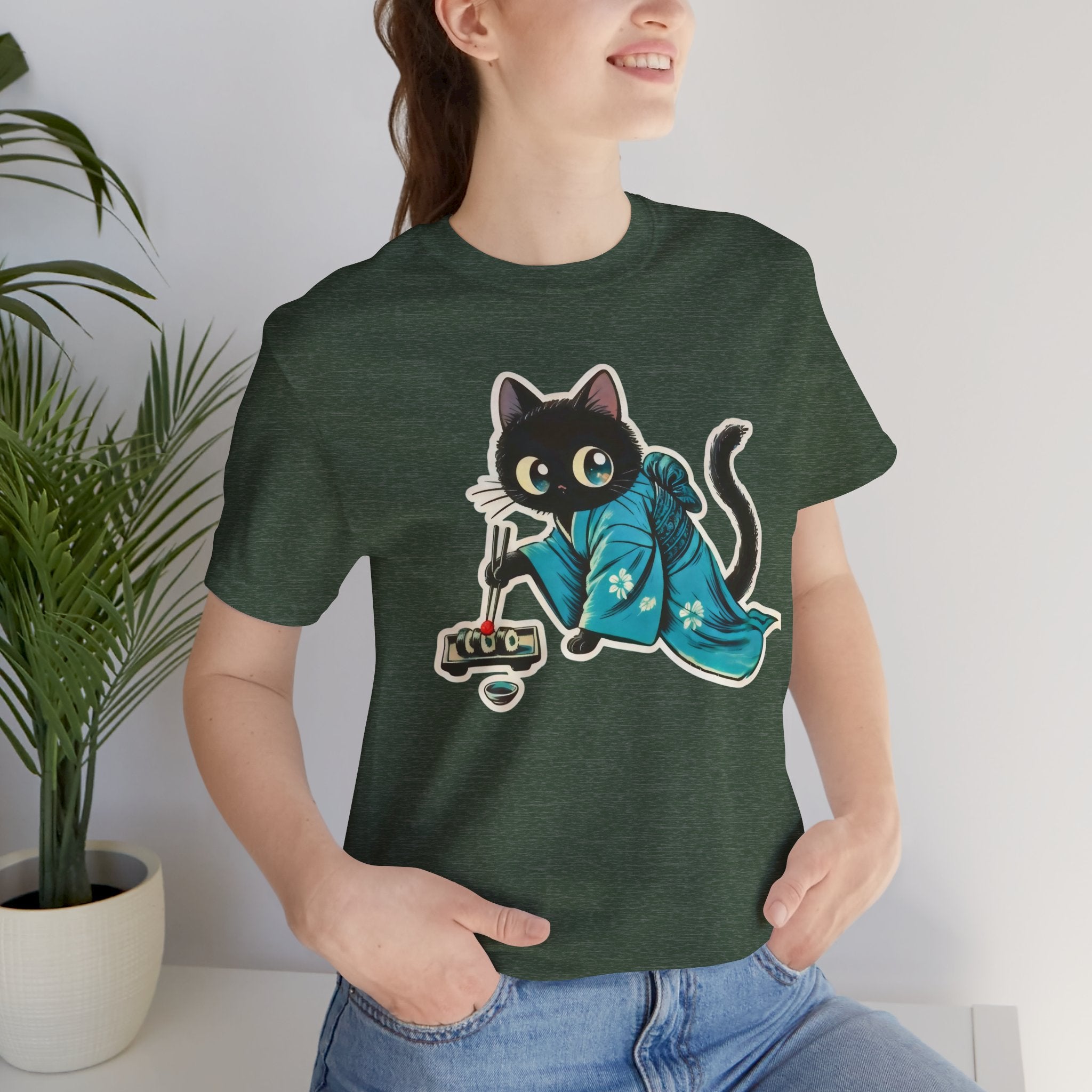 Sushi Cat Shirt - Japanese Kawaii Cat Tee