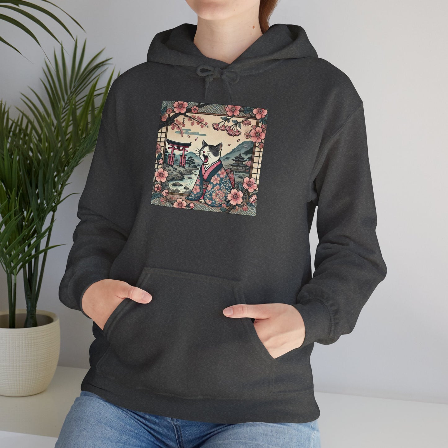 Geisha Cat Hoodie - Unisex
