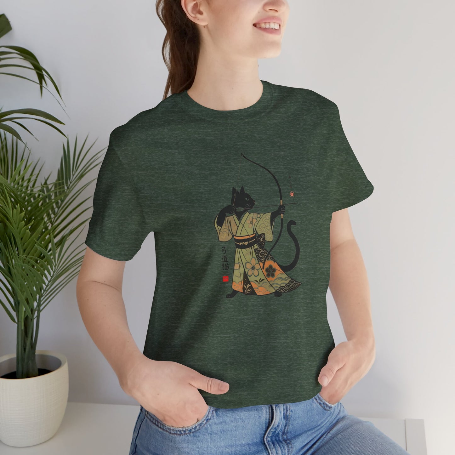 Kyudo Cat Archer T-Shirt