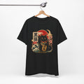 Black Maneki Neko T-Shirt — Lucky Cat Japanese Retro Graphic Tee