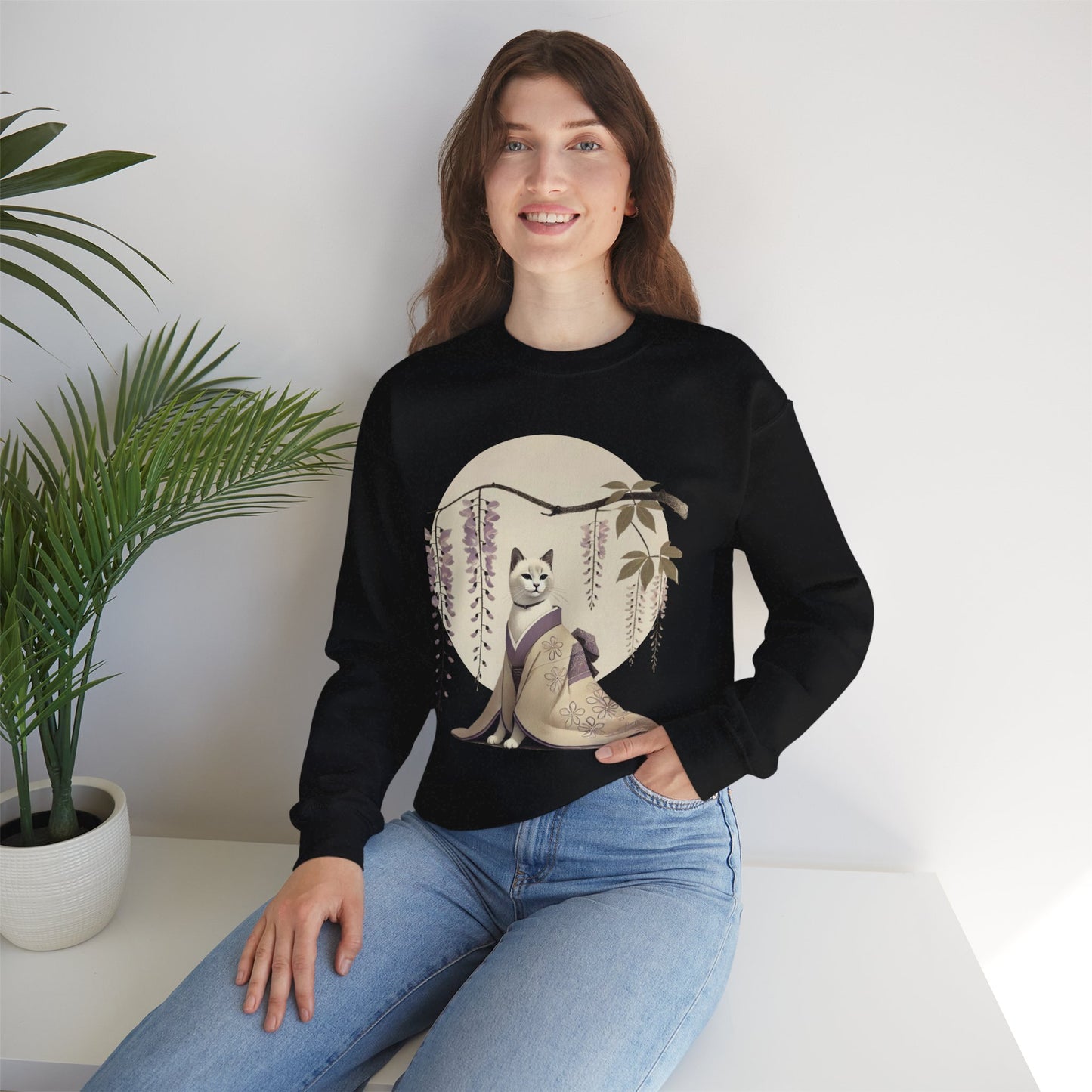 Geisha Cat Sweatshirt