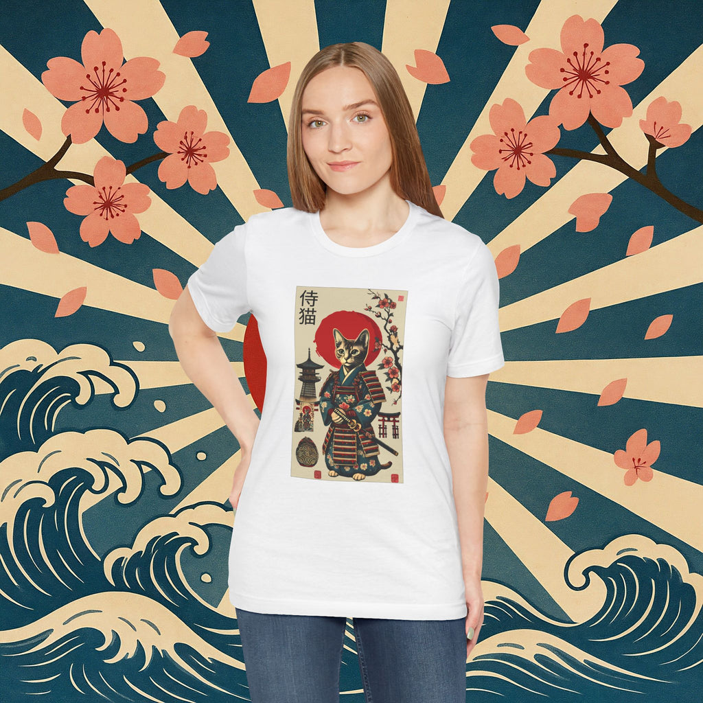 Samurai Neko Stormclaw – Unisex T-Shirt