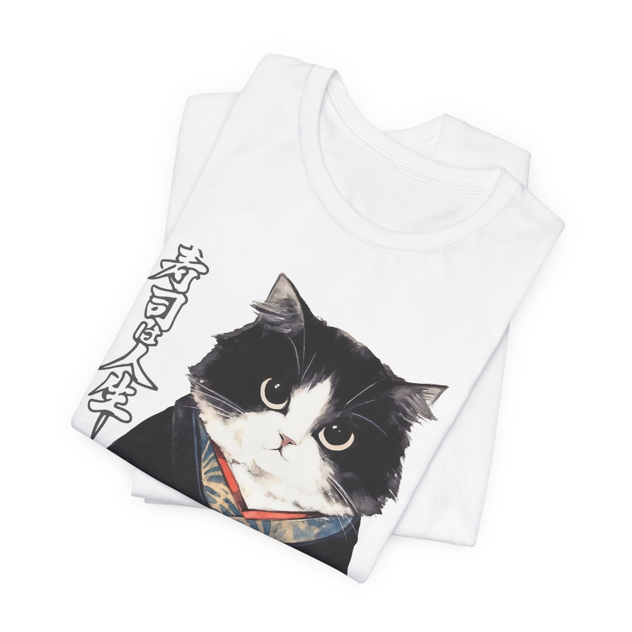 Japanese Neko Cat Tee | Cat in Kimono Shirt