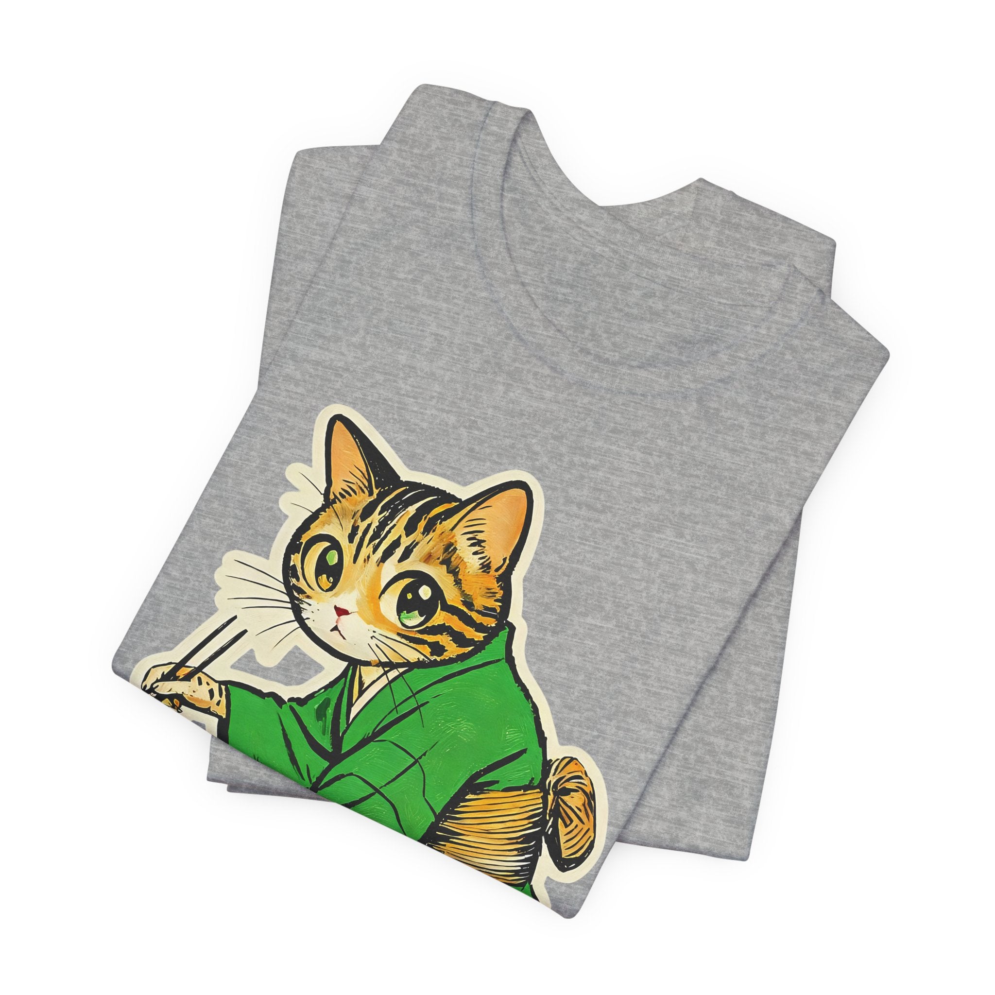 Kawaii Bengal Kimono Cat Shirt  Sushi Cat Tee