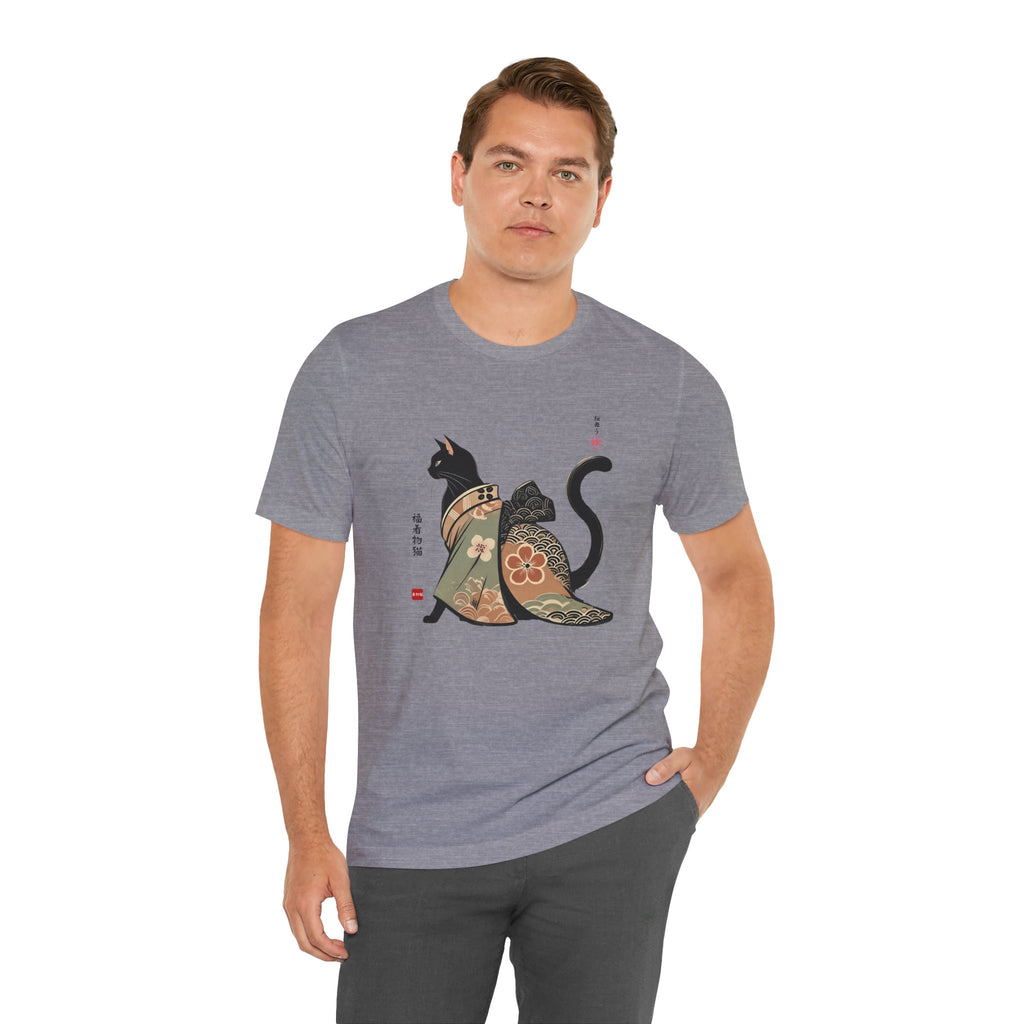 Lucky Kimono Cat Tee – Unisex