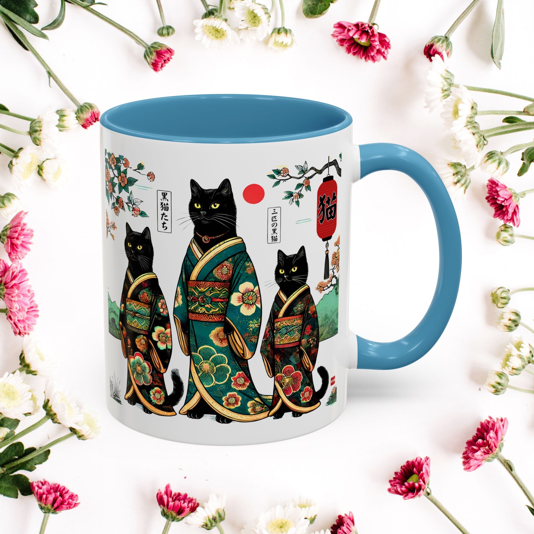 Black Cats Mug, 11-15oz