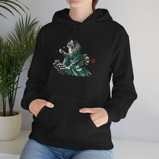 Maine Coon Cat Sushi Hoodie