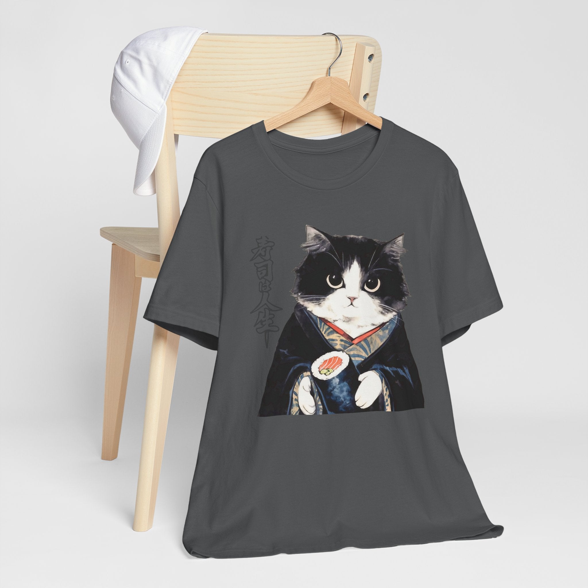 Japanese Neko Cat Tee | Cat in Kimono Shirt