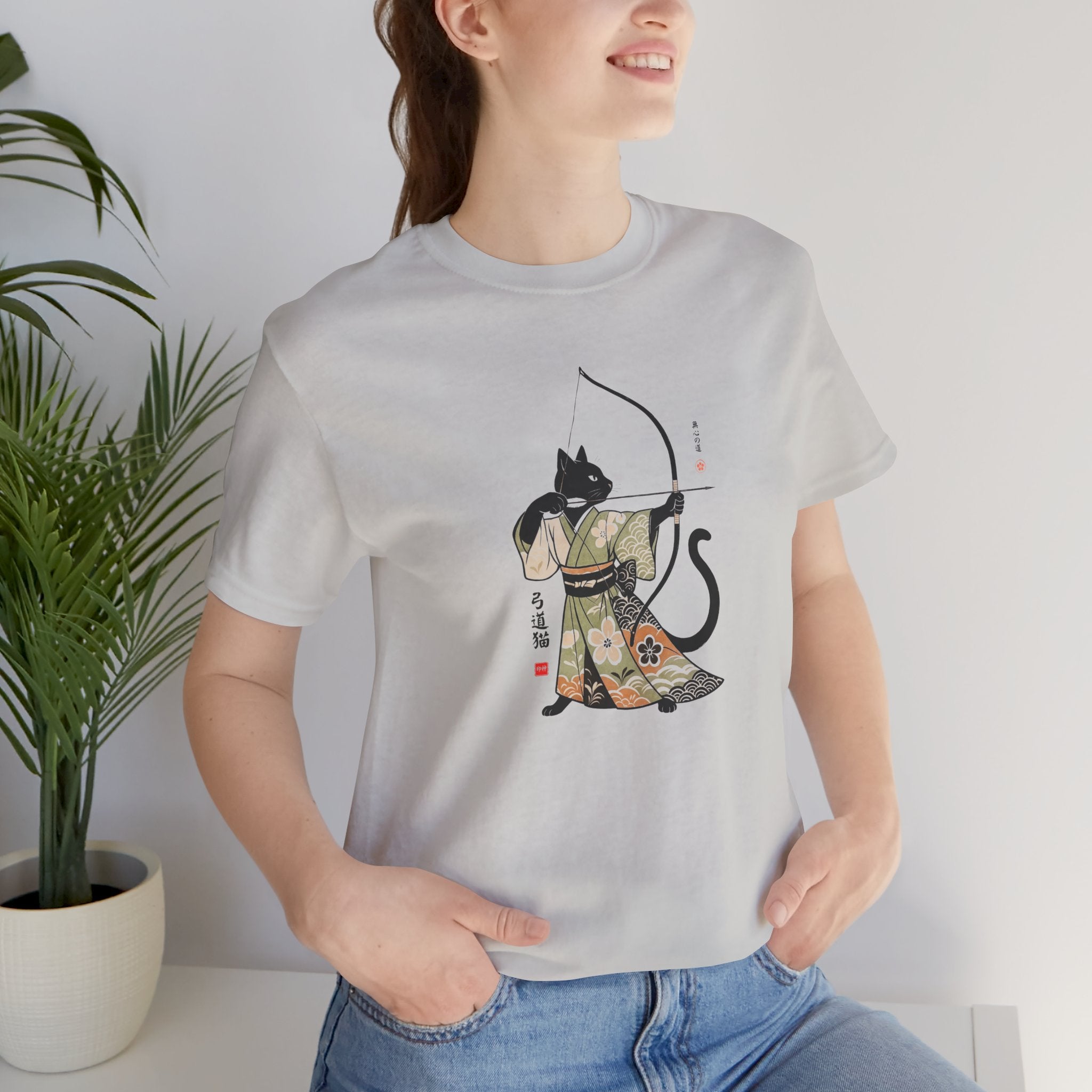 Kyudo Cat Archer T-Shirt