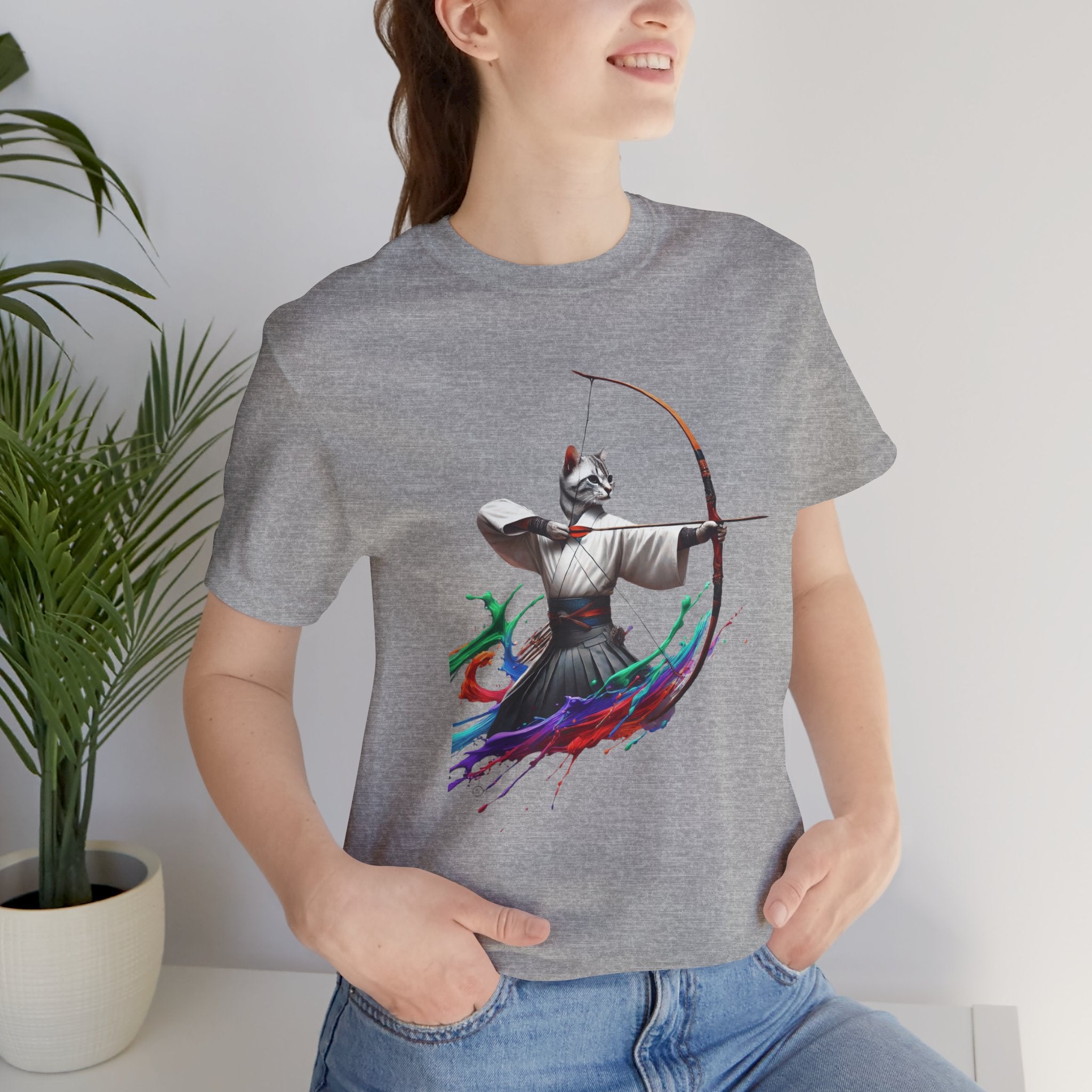 Kyudo Archer Cat Tee – Unisex