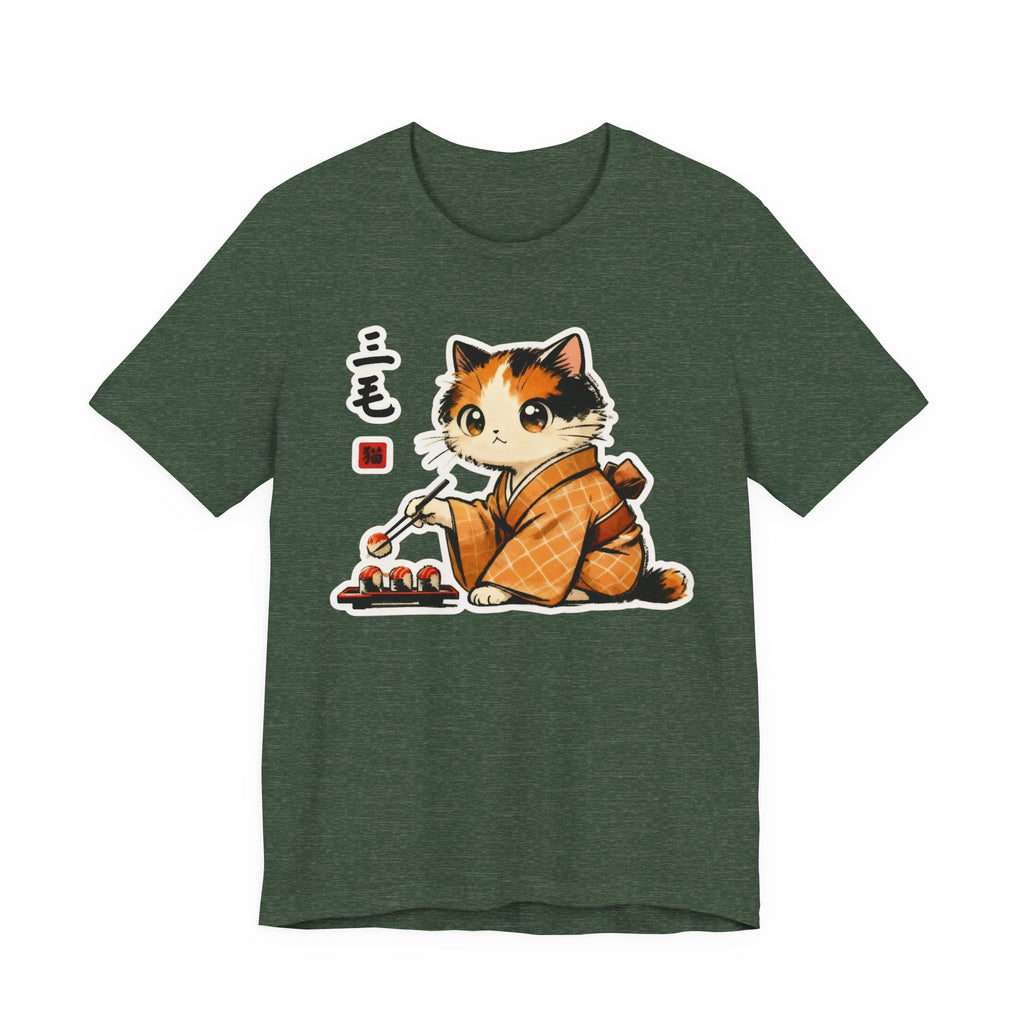 Sushi Kimono Cat Shirt - Cute Japanese Cat T-Shirt