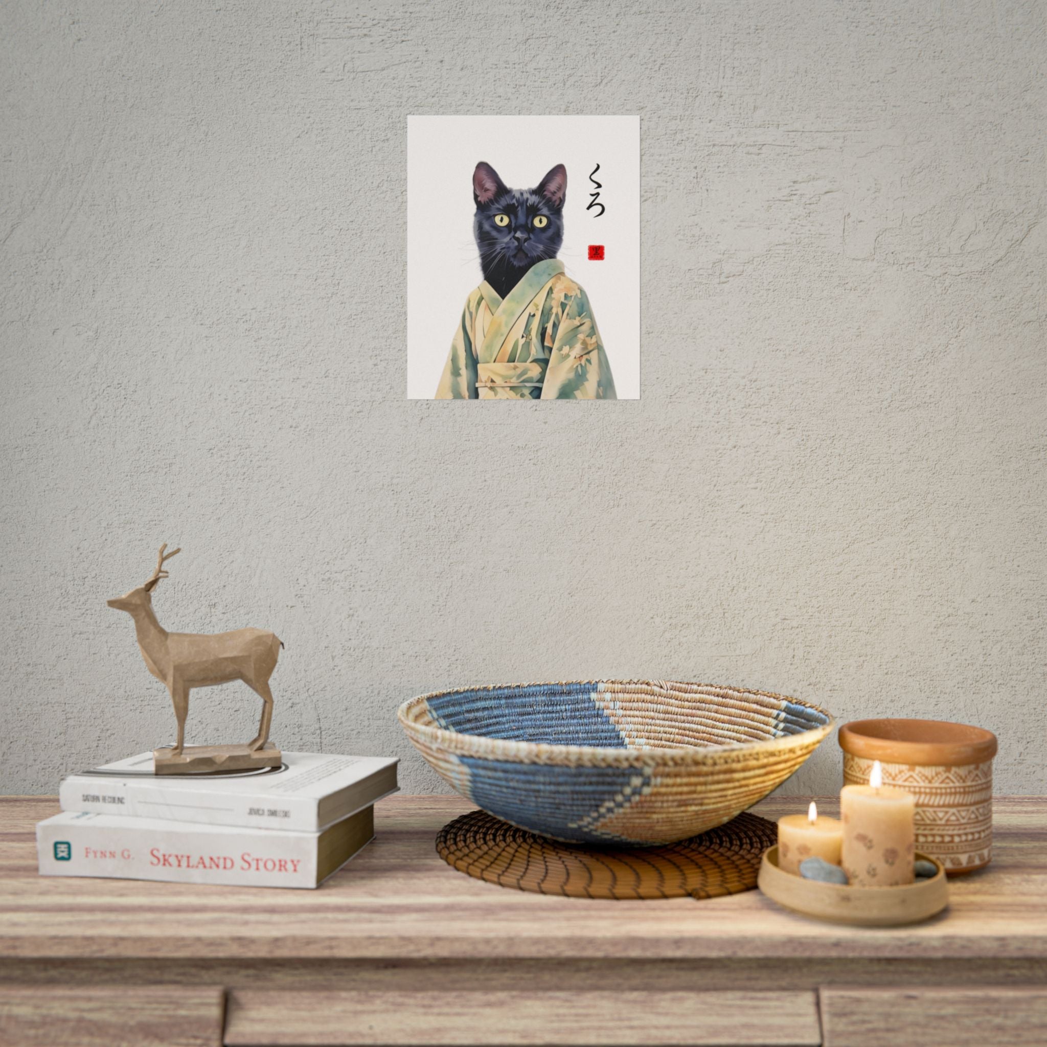 Custom Kimono Pet Portrait – Personalized Japanese-Style Pet Artwork