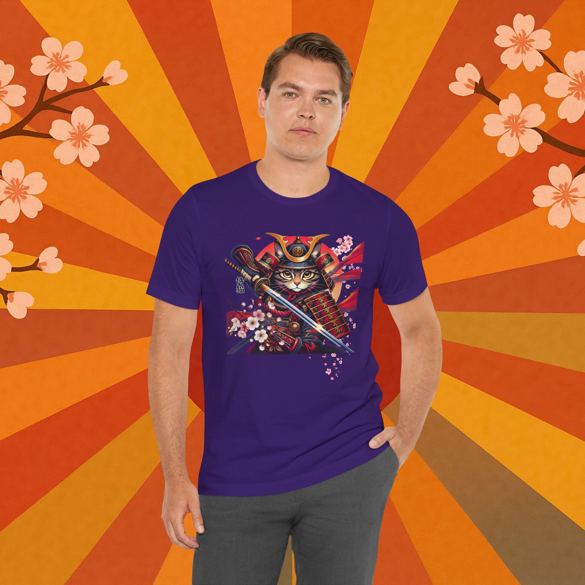 Midnight Samurai Cat Tee - Unisex