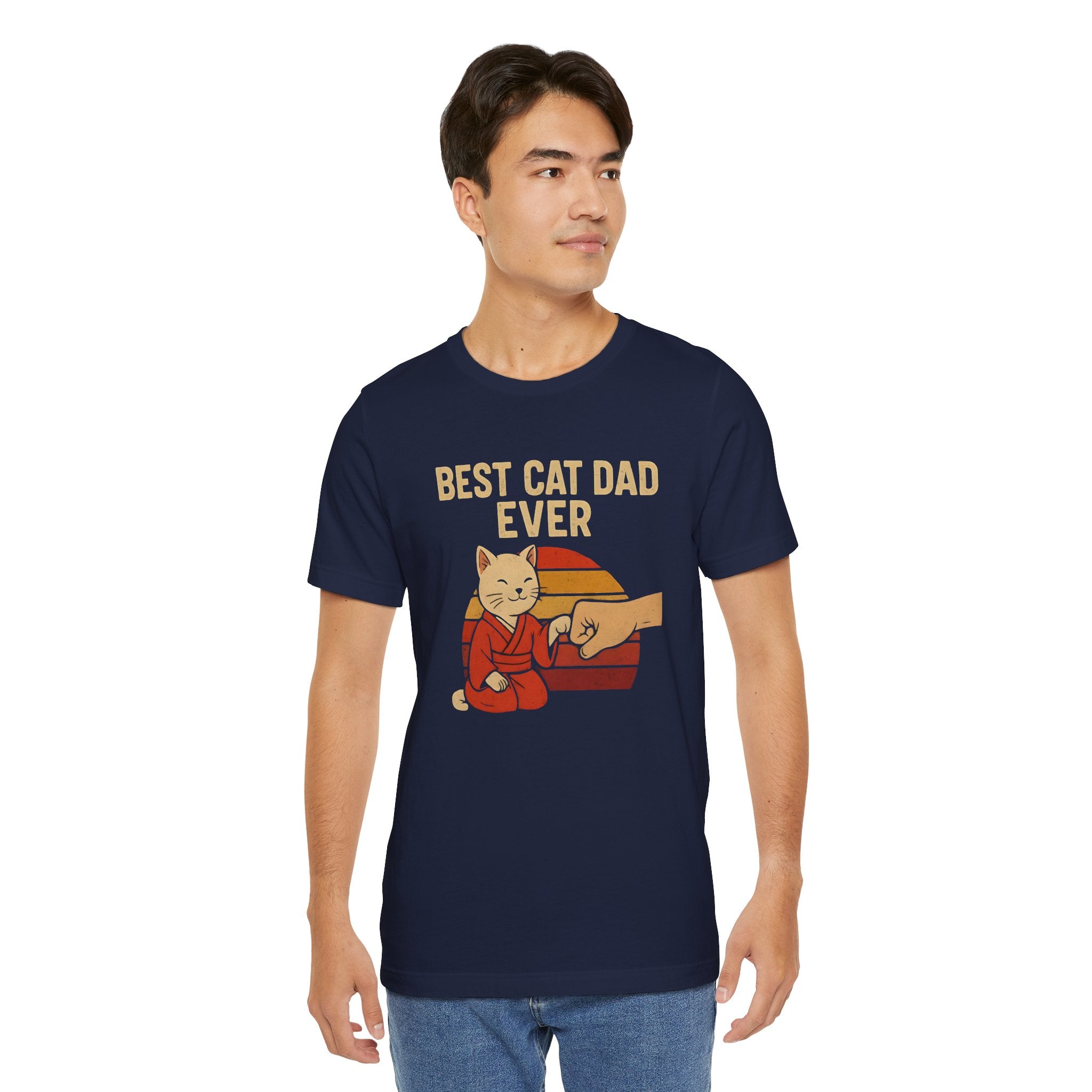 Best Cat Dad Ever Tee – Unisex