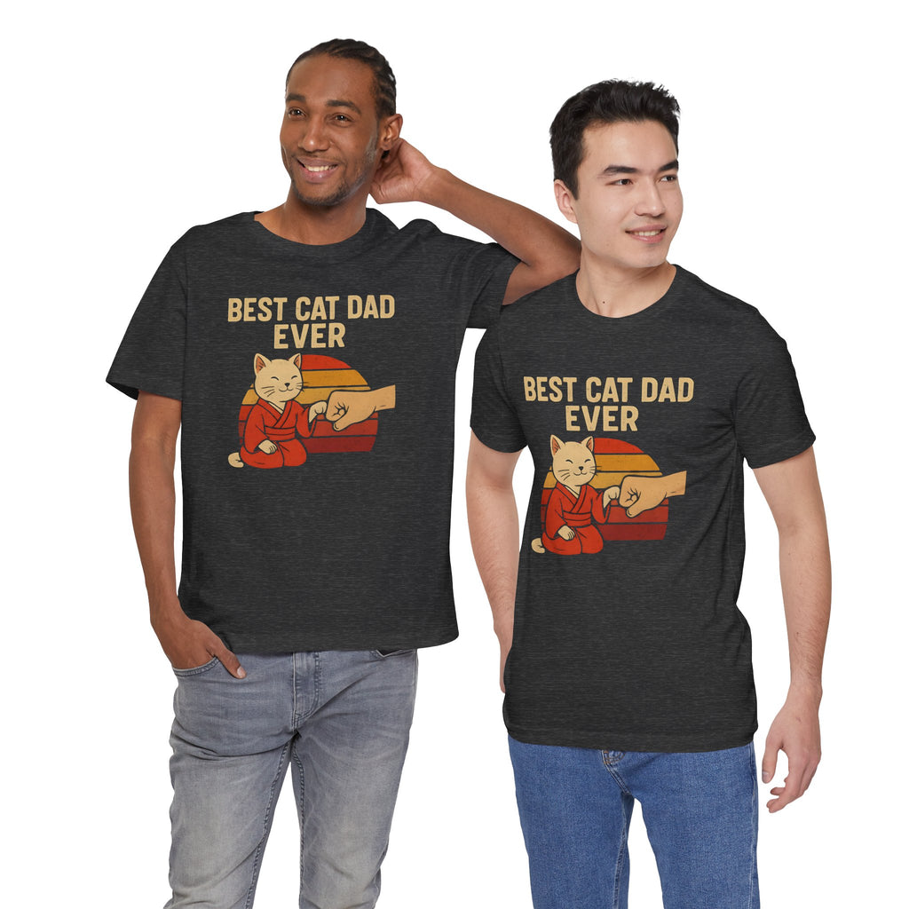 Best Cat Dad Ever Tee – Unisex