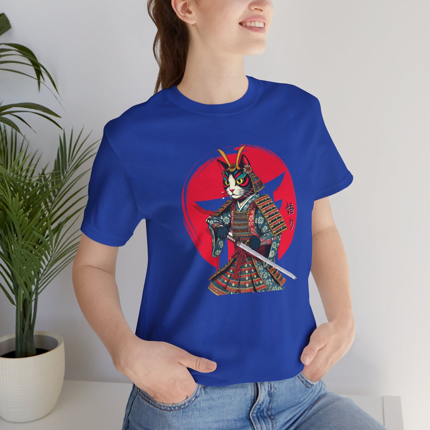 Samurai Cat Warrior Unisex Tee
