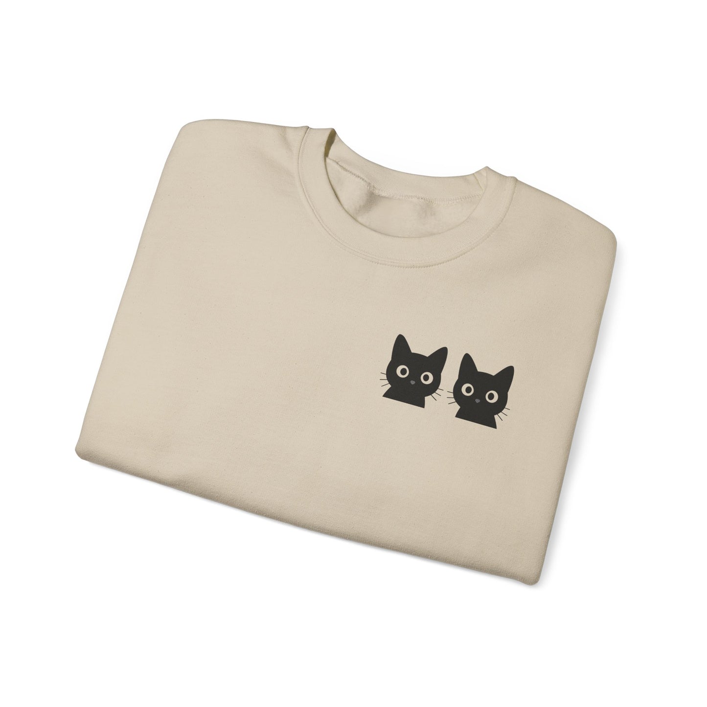 Black Cats Unisex Sweatshirt - Cat Lover Sweater