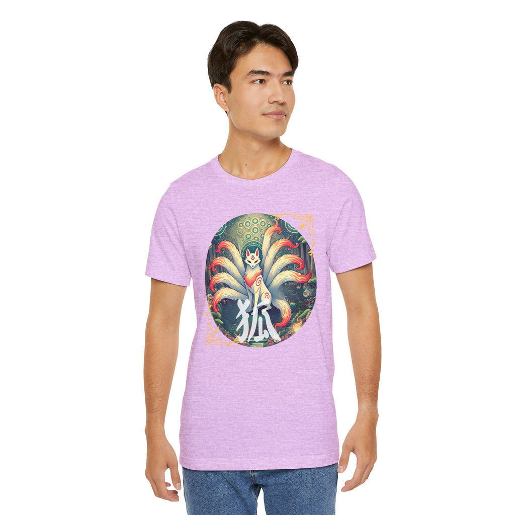 Japanisches Fuchs-T-Shirt: Mystisches Kitsune Yokai