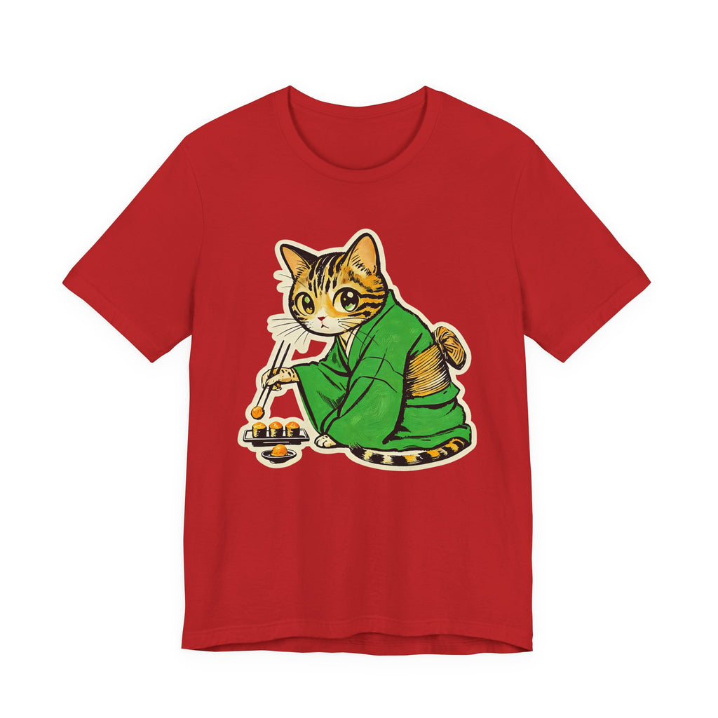Kawaii Bengal Kimono Cat Shirt  Sushi Cat Tee