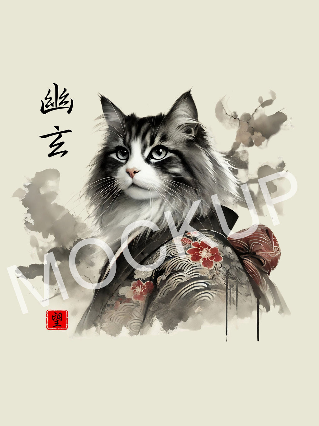 Yūgen - Graceful Hope Cat Wall Art