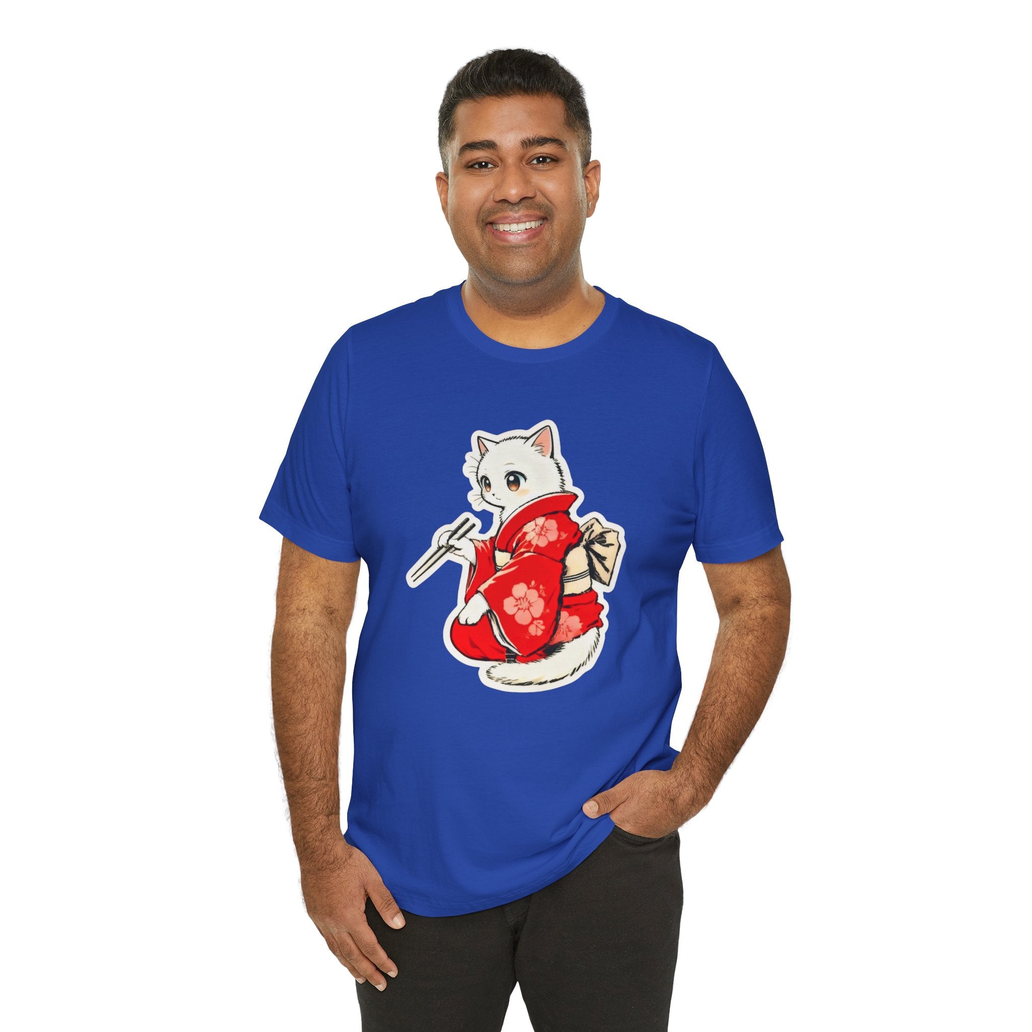 Sushi Kimono Cat Shirt - Cute Japanese Tee