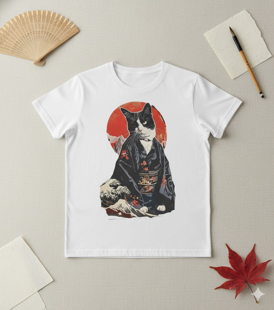 Kimono Cats Sunset Tee - Unisex Cat Lover T-Shirt 🐾
