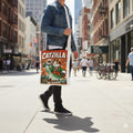 Catzilla vintage monster cat tote