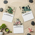 Cats in Kimonos Eating Sushi Calendar 2026