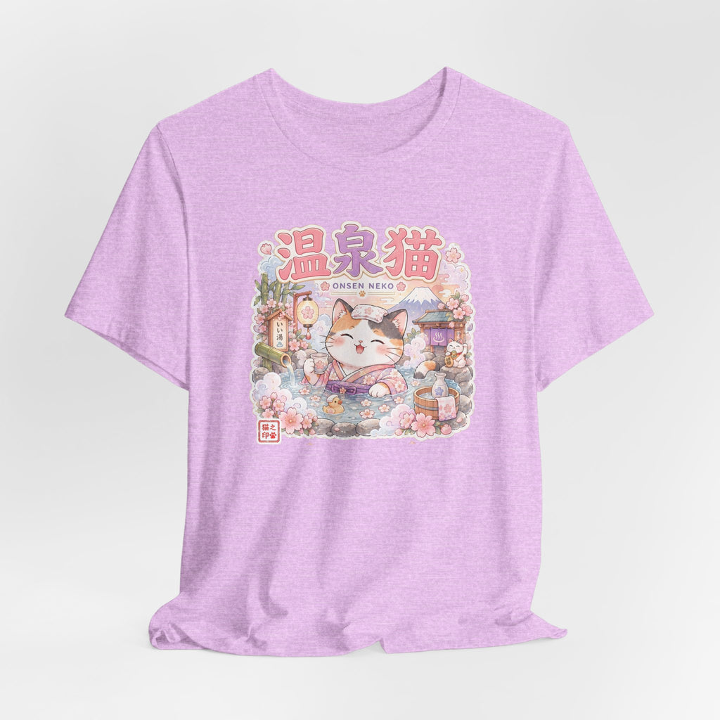 Onsen Cat T-Shirt – Cute Japanese Hot Spring Neko Graphic Tee