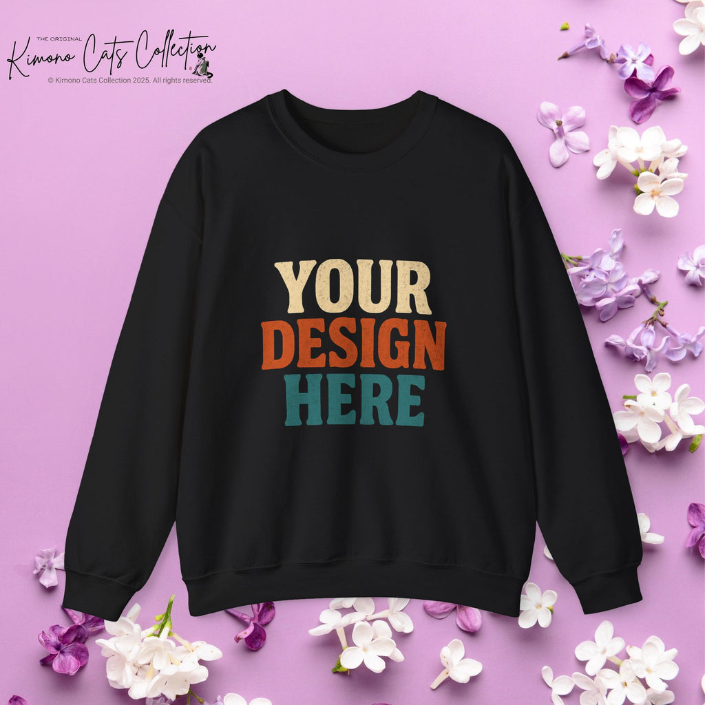 Custom Image Sweatshirt – Your Art, Photo, or Design Printed