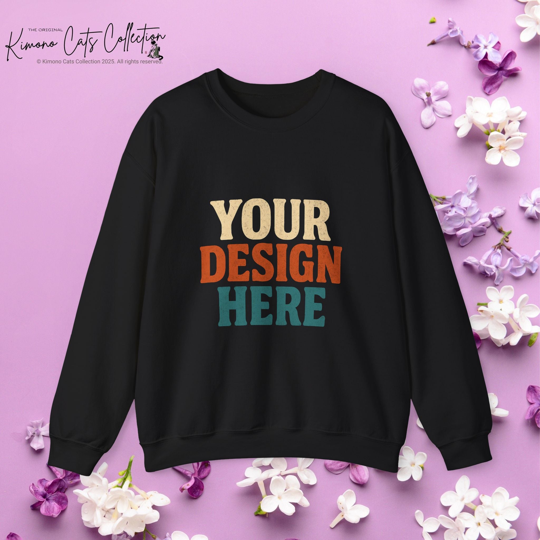 Custom Image Sweatshirt – Your Art, Photo, or Design Printed