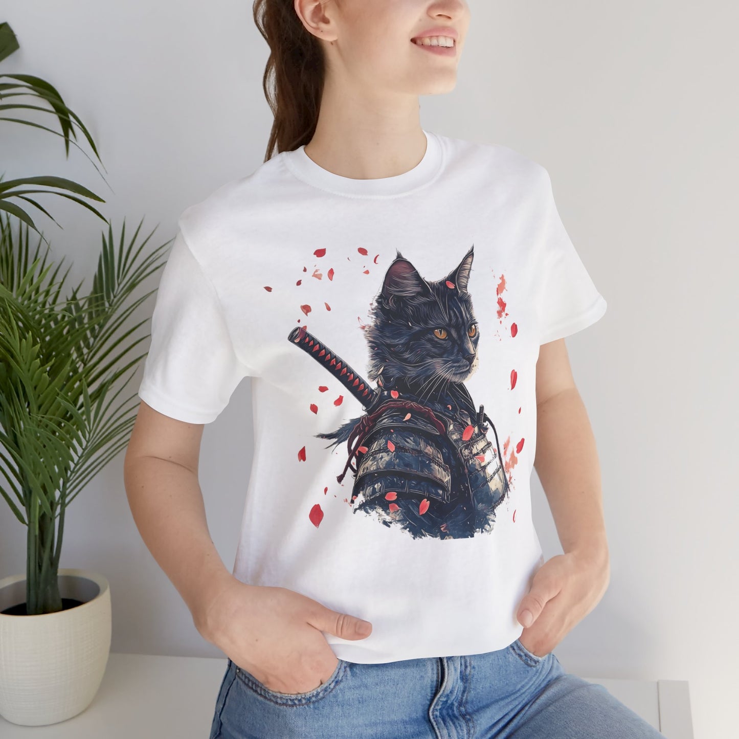Samurai Cat Warrior Tee - Unisex